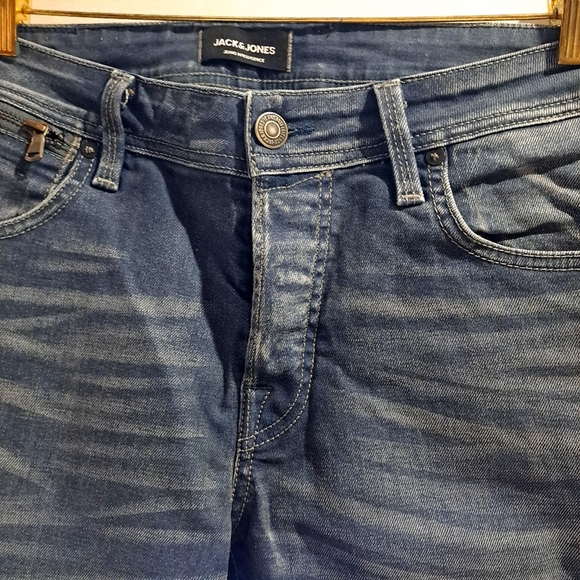 Jack & Jones | Men's off grey /Blue Jeans slim fit - Picture 3 of 10